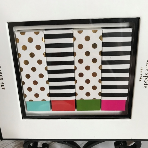 Kate Spade Eraser Set - Picture 3 of 4